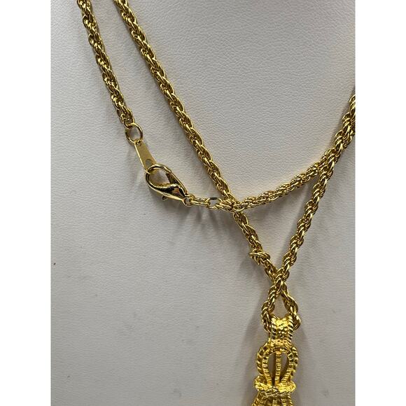 Working Loupe Ornate Magnifying Glass Rope Chain Long Pendant Necklace - Picture 13 of 14